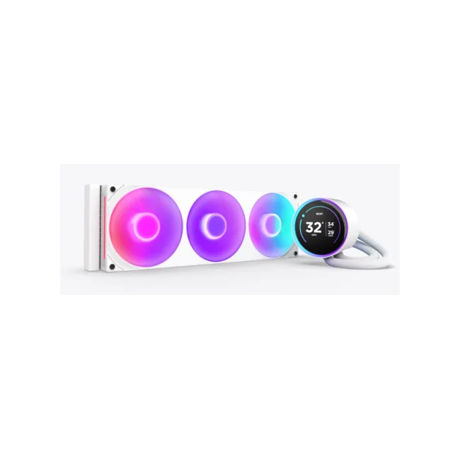 NZXT Kraken Elite 360 RGB Procesador Refrigerador de líquidos todo en uno 12 cm Blanco 1 pieza(s) image 2