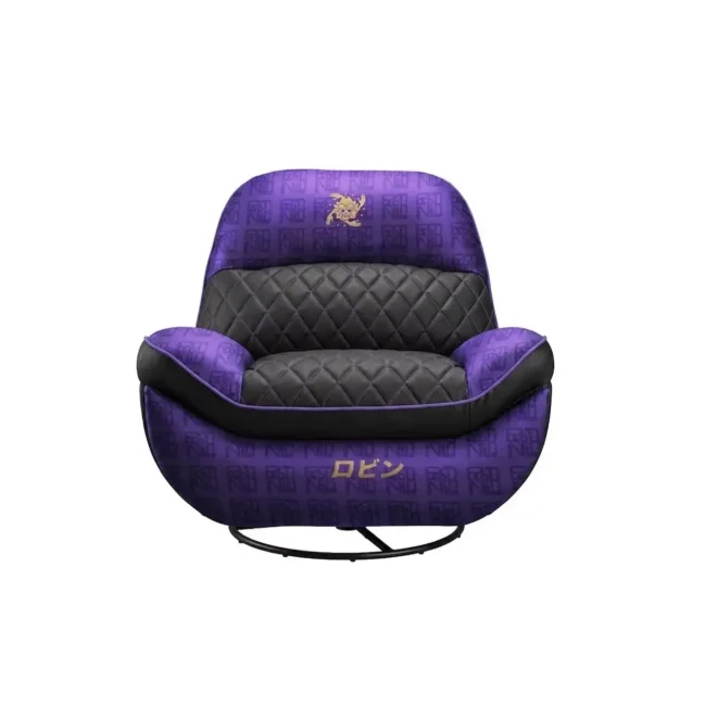 SILLON COUGAR OVERLORD ONE PIECE ROBIN BLACK / PURPLE CUERO SINTETICO