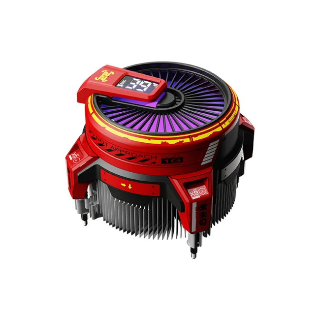DISIPADOR CPU ALSEYE W90C-INTEL-R 1500-2600RPM ARGB 102.3*100*90.3MM RED