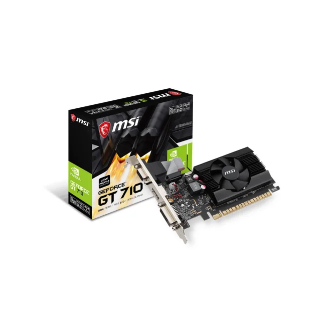 MSI GeForce GT 710 2GD3 LP NVIDIA 2 GB GDDR3 image 2