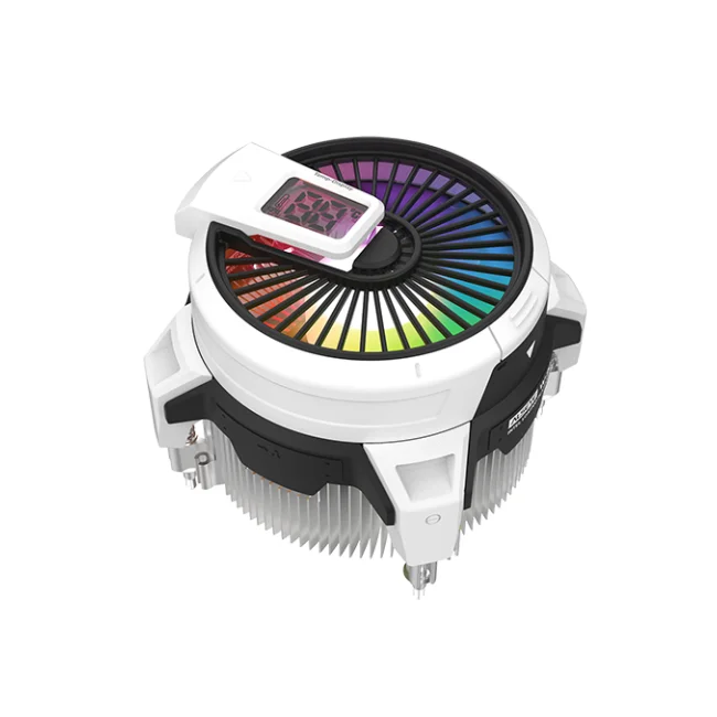 DISIPADOR CPU ALSEYE W90-AMD (USA) 1500-2600RPM ARGB 100*102*82MM WHITE