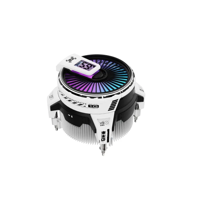 DISIPADOR CPU ALSEYE W90C-INTEL-W 1500-2600RPM ARGB 102.3*100*90.3MM WHITE
