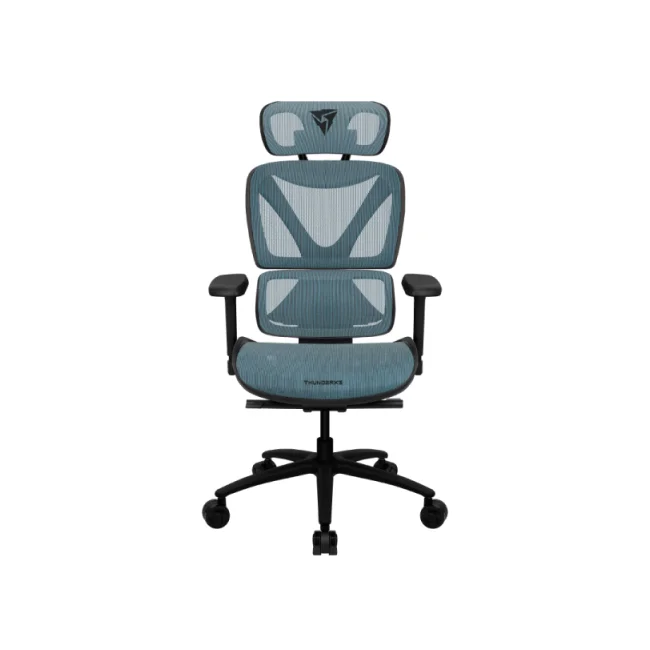 SILLA THUNDER X3 XTC  CHROMA MALLA TRANSPIRABLE, CUERO PU 150KG BLACK / BLUE