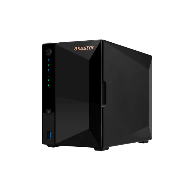 NAS ASUSTOR (AS3302T V2) DRIVESTOR 2 PRO REALTEK 1.4GHZ, 2GB, 2 BAHIAS 3.5"/2.5" SATA HDD/SSD
