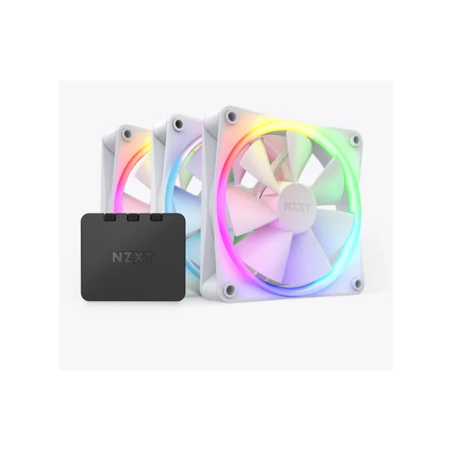 NZXT F120 RGB Triple Pack Gabinete de la computadora Ventilador 12 cm Blanco 3 pieza(s)
