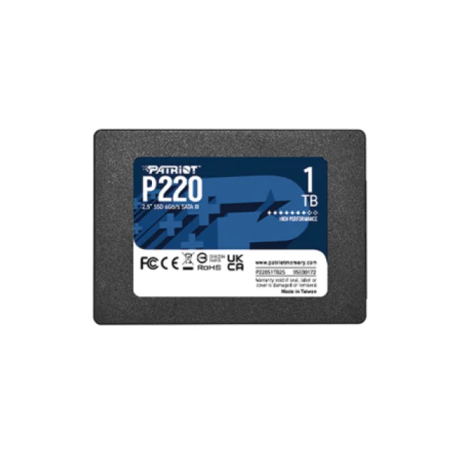 SSD PATRIOT P220 1TB SATA 3 2.5"