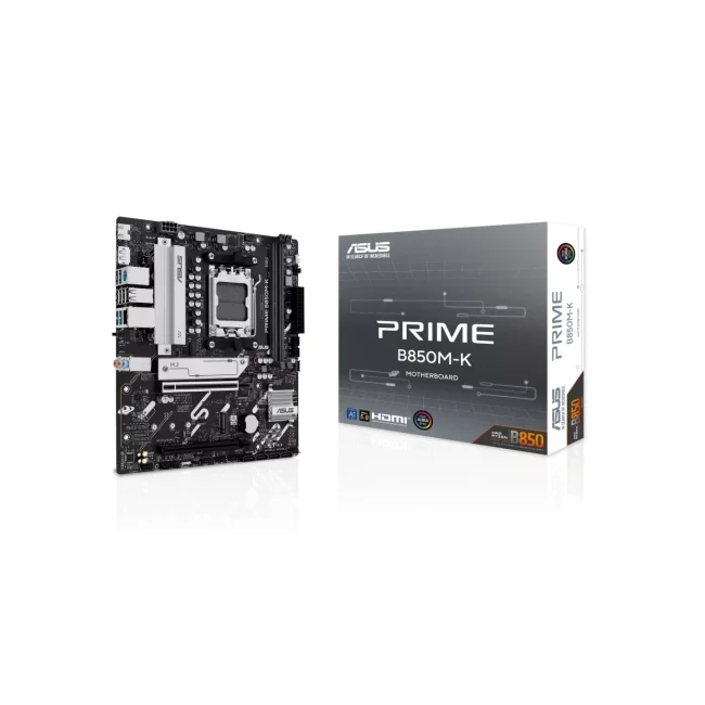 TARJETA MADRE ASUS PRIME B850M-K MATX/2XDDR5/1XHDMI/1xDP/AM5