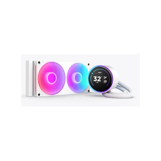 NZXT Kraken Elite 240 RGB Procesador Refrigerador de líquidos todo en uno 12 cm Blanco 1 pieza(s)