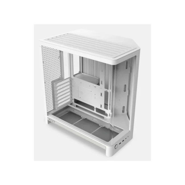 GABINETE NZXT H6 2026 CRISTAL CURVO PANORAMICO/DOBLE CAMARA, ATX/MATX/MITX BLANCO