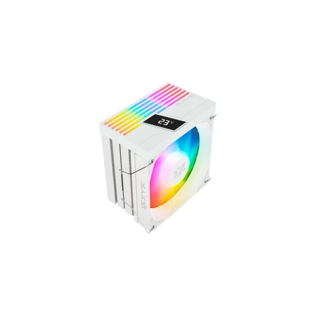DISIPADOR CPU XYZ THERMAX 4 PULSAR 1800RPM ARGB 130*75*158MM WHITE