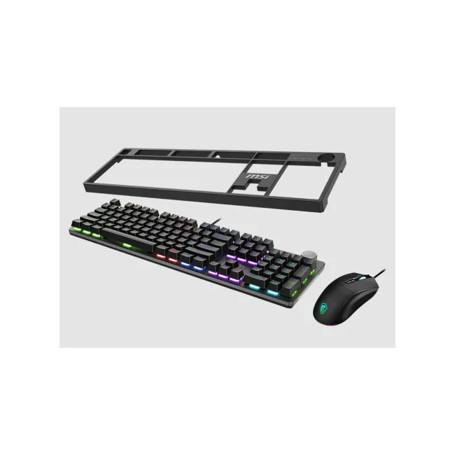 KIT TEC MOUSE MSI FORGE GK320 COMBO RED US USB 2.0 RGB BLACK