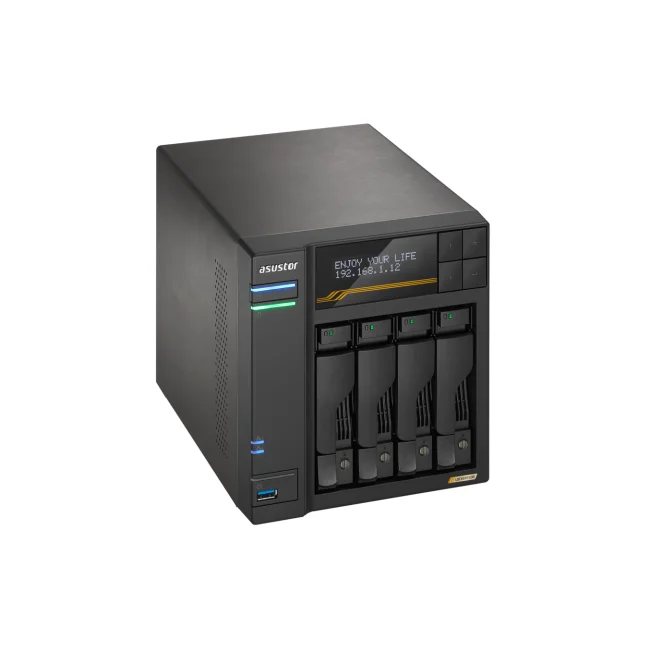 NASASUSTOR LOCKERSTOR4 G3AS6804T 4xSATA3 6GB/S 3.5/2.5 4xM.2NVME16G ECCDDR5QUAD-CORE2.3HZ,2X10GB ETH