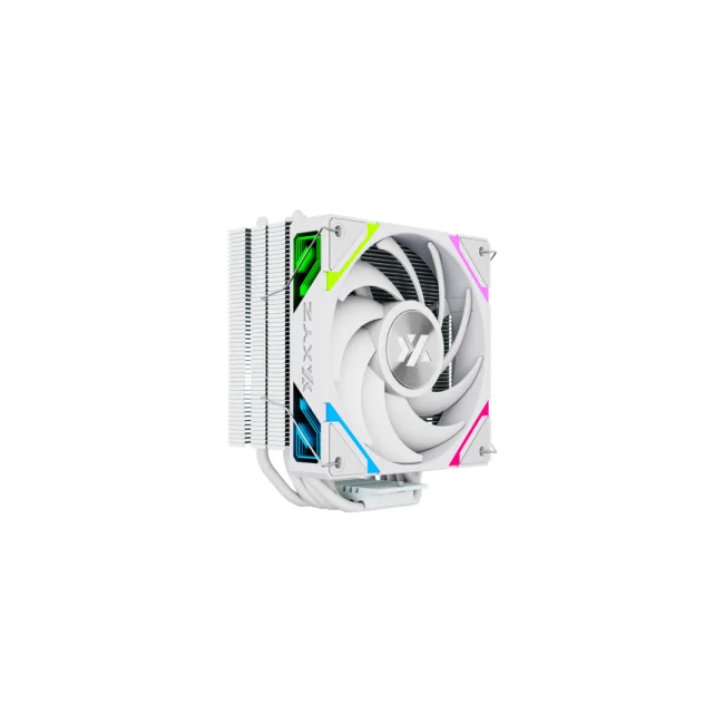 DISIPADOR CPU XYZ THERMAX 6 2000RPM ARGB 146.2*73*120MM WHITE