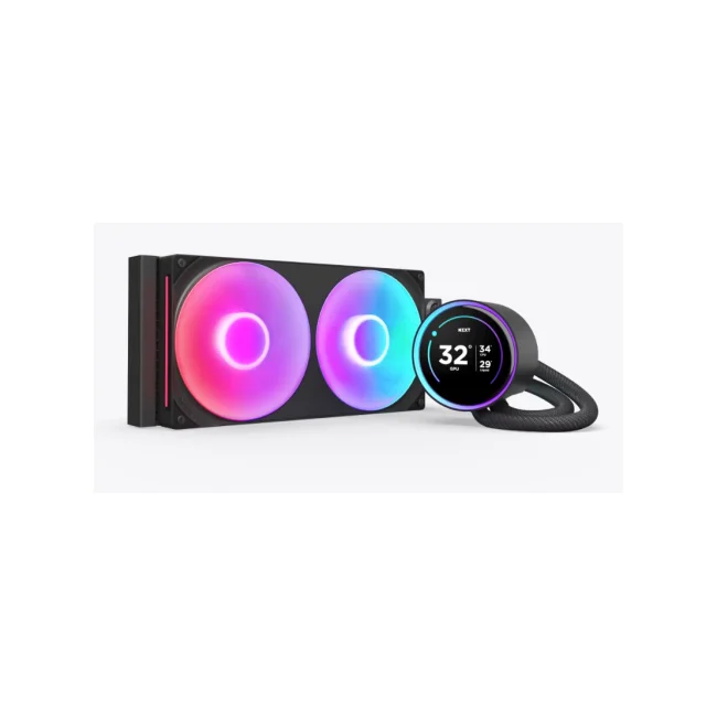 NZXT Kraken Elite 280 RGB Procesador Refrigerador de líquidos todo en uno 14 cm Negro 1 pieza(s)