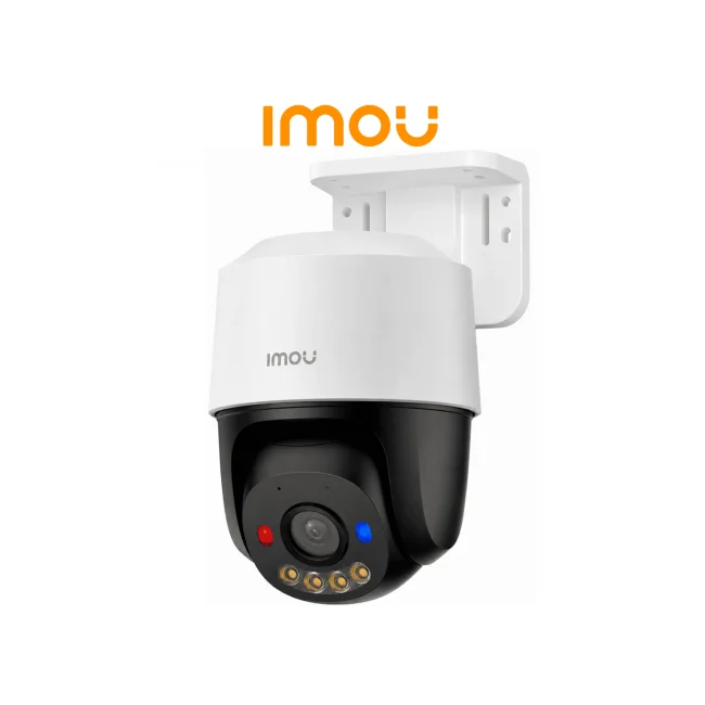 IPC-PS7FN-3M0-imou - Cámara PT Lente fijo 3.6mm, 3MP, PoE, IP67, H.265, Smart Color, disuación activa, AOR mode, Detección de Humanos y Vehiculos, Audio 2 vías, Soporta Micro SD 512GB,Weatherproof, Smart Tracking,H.265, ONVIF