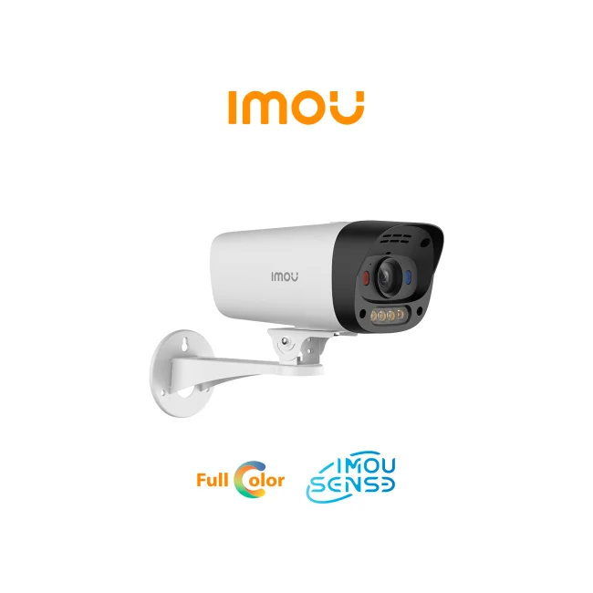 IMOU IPC-PS5EN-3V0 - Cámara Bullet IP 3MP/ Lente 3.6mm/ Audio Bidireccional/ Full Color/ Soporta MicroSD de Hasta 512Gb/ AOR mode/ Iluminación de Hasta 30 Mts/ Para Exterior / IP67 / Luz de Advertencia Roja & Azul
