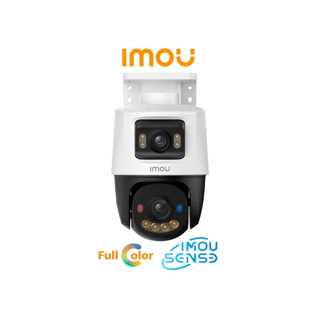 IMOU IPC-PS70FN-8M0 - Cámara IP PT Doble Lente de 8 Megapixeles/ Audio Bidireccional/ Visión Nocturna Inteligente a Color/ Seguimiento Inteligente/  Soporta MicroSD de Hasta 512Gb/ AOR MODE/   30 Mts IR / Para Exterior