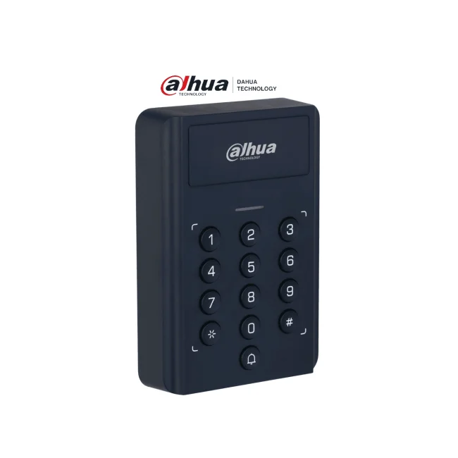 DAHUA ASI1201BL-D Control de Acceso Stand Alone / Botónes mecánicos / 3mil Tarjetas ID / 3mil contraseñas / Multiples formas de desbloqueo / Compatible con frentes de calle / Salida de 12V 1A / Indicador LED y Buzzer