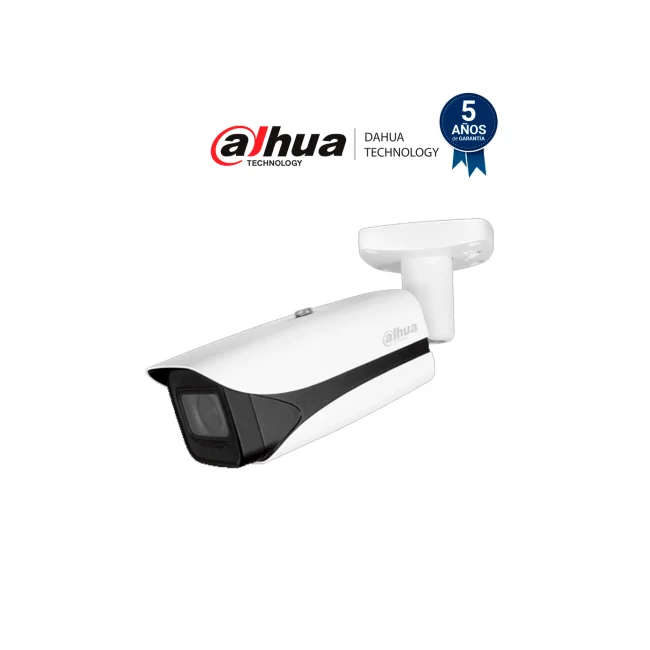 DAHUA DH-IPC-HFW5541E-Z5E-0735 - Cámara IP Bullet Resolución de 5 MP/ Lente Mot. 7 a 35mm/ IR 130 mts/ IA WizMind/ Detección Facial/ Protección Perimetral/ Conteo de Personas/ Starlight/ ePoE/ WDR/ H.265+/ E&S Alarma/ E&S Audio/ / IP67/ IK10