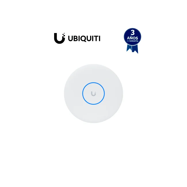 UBIQUITI U7-Pro-XG - Punto de acceso WiFi 7 de 6 transmisiones montado en el techo con soporte 10/5/2.5/1 GbE. Ideal para entornos empresariales que requieren conectividad avanzada. Ofreciendo cobertura de 140 m²