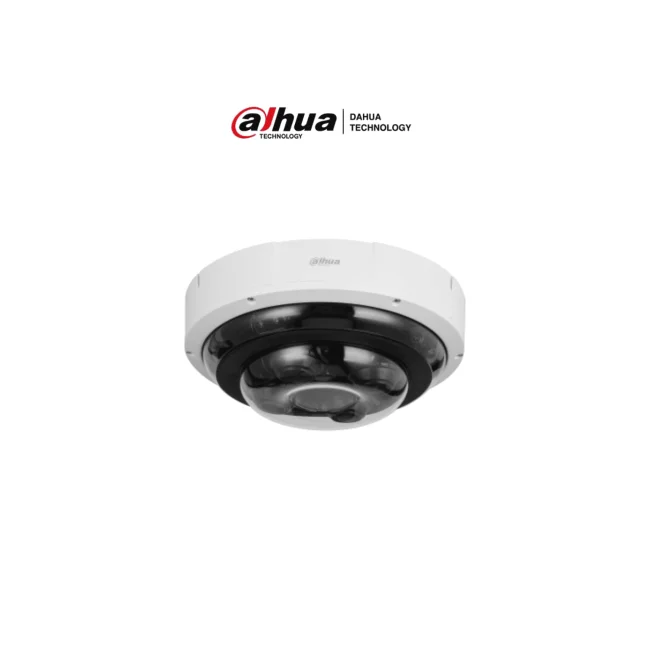 DAHUA DH-IPC-PDBW82041-B360-S2  - Cámara IP Panorámica Resolución de 4 x 5 MP/ Lente Mot. 2.8 a 12mm/ ∢ 360/ IR 30 mts/ IA WizMind/ Detección Facial/ Protección Perimetral/ Starlight/ PoE/ WDR/ H.265+/ IP67/ IK10/ E&S Alarma/ E&S Audio/