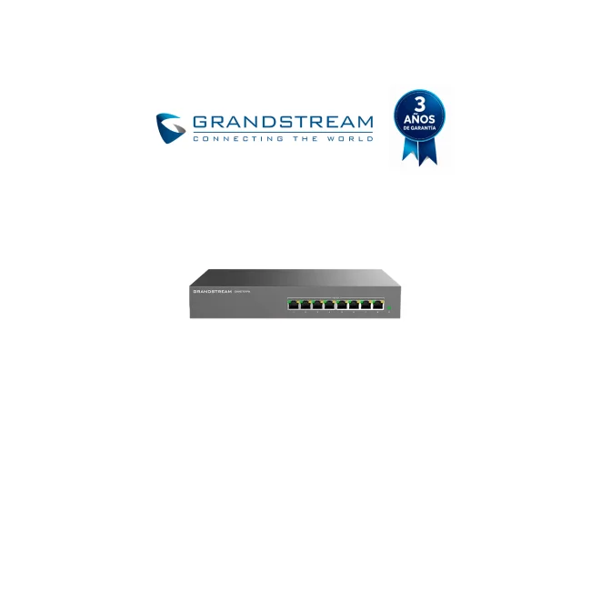 Grandstream Networks GWN7701PA dispositivo de redes No administrado Gigabit Ethernet (10/100/1000) Negro image 3