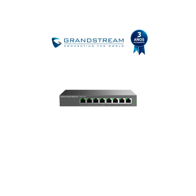 Grandstream Networks GWN7701P dispositivo de redes No administrado Gigabit Ethernet (10/100/1000) Energía sobre Ethernet (PoE) Negro image 2