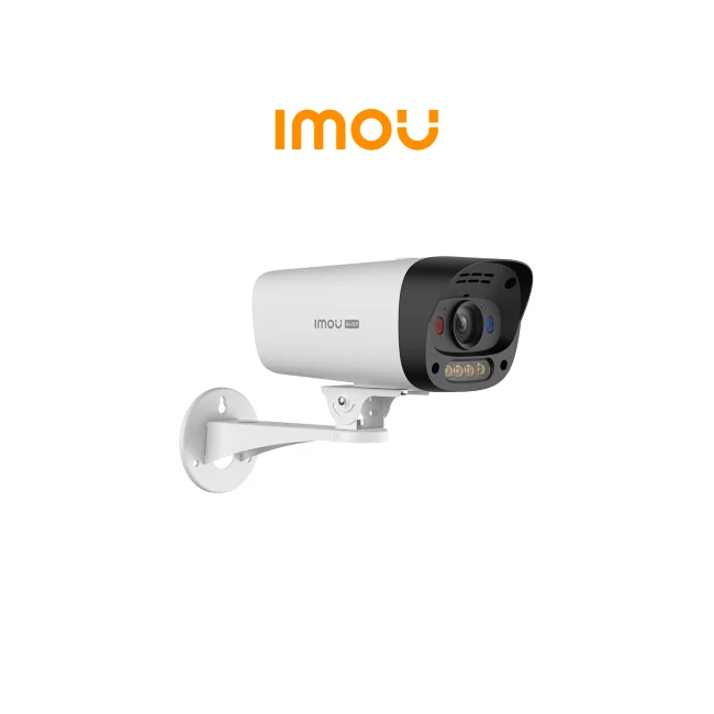 IMOU PU5E 4MP - Cámara Bullet IP de 4 Megapixeles/ Lente Fija 3.6mm/ Aurora Smart Color/ Iluminación 30 Mts IR / Audio Bidireccional/ Detección de Personas y Vehículos/Soporta 512GB MicroSD/ AOR mode/ PoE/ IP67/ H.265