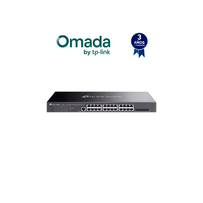 TP-Link Omada SG3428 dispositivo de redes Gestionado L2/L3 Gigabit Ethernet (10/100/1000) 1U Negro