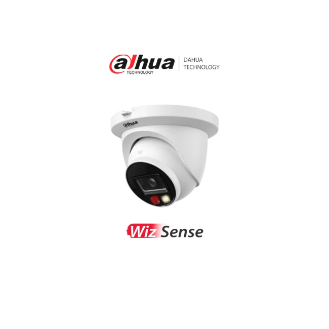 DAHUA DH-IPC-HDW2649TM-S-IL - Cámara IP Domo/ 6 Megapixeles/ WizSense/  Metálica/ Lente de 2.8mm/ 112°/ 30 Metros de Iluminador Dual Inteligente/ SMD Plus/ Protección Perimetral/ Micrófono Integrado/ Ranura para MicroSD de 512 GB/  PoE/ IP67/