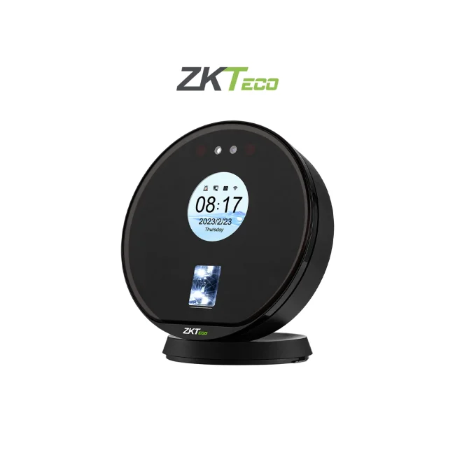 ZKTECO D3 - Terminal de Asistencia y Acceso Básico para Interior con Pantalla LCD de 2.8", 500 Rostros, 1,000 Huellas Digitales BioID+, 150,000 Registros, Wi-Fi de 2.4 GHz, TCP/IP y ZKBio Zlink