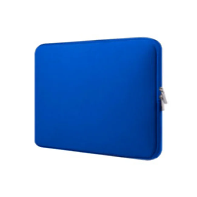 FUNDA DE NEOPRENO PARA LAPTOP 15.6", B&Aacute;SICA, AZUL MARINO