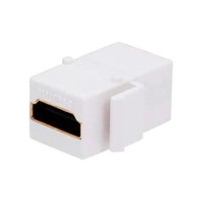 BRobotix 068525 adaptador de cable de vídeo HDMI Tipo A (Estándar) HDMI Blanco