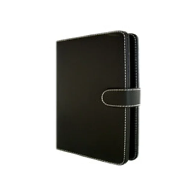 PROTECTOR PARA TABLETA DE 7", CON TECLADO INCLUIDO, VINIPIEL NEGRO