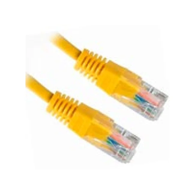 CABLE PATCH CATEGOR&Iacute;A 5E CON BOTA AMARILLO, 1.20 m