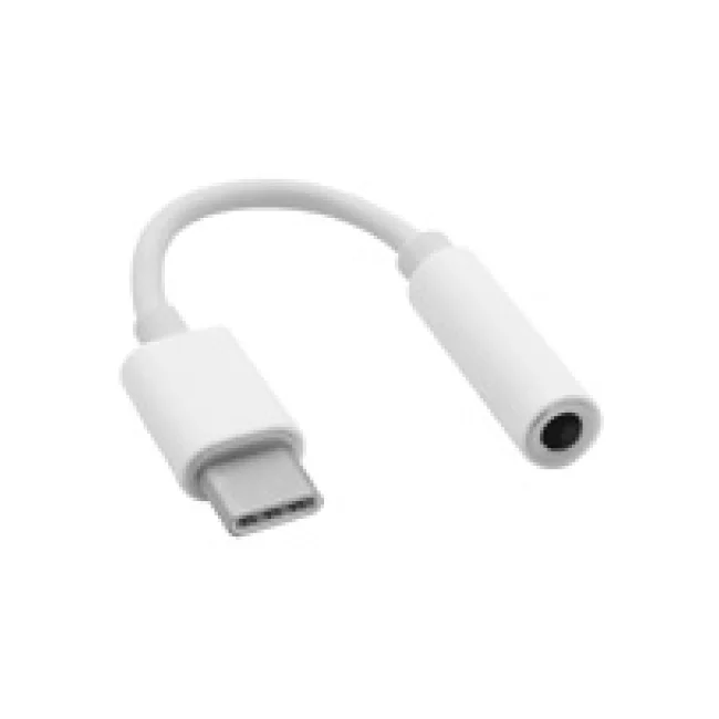 BRobotix 170229 cable de teléfono móvil Blanco 0.1 m USB C 3,5mm
