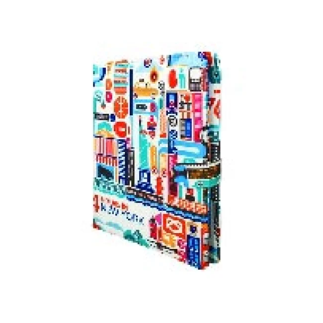 PROTECTOR PARA TABLETA DE 10" CON TECLADO, DISE&Ntilde;O NEW YORK.