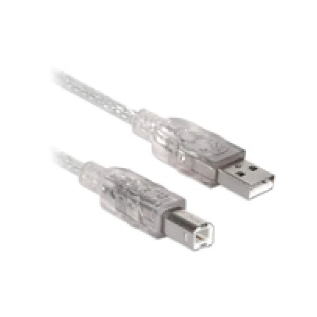 CABLE USB V2.0 TIPO "A" - TIPO "B"  5.0 m, TRANSL&Uacute;CIDO
