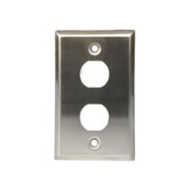 TAPA (FACEPLATE) INDUSTRIAL MET&Aacute;LICA 2 PTO