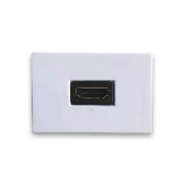BRobotix 938313 tomacorriente HDMI Blanco