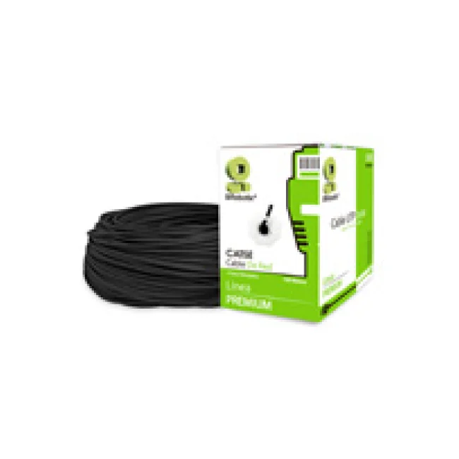 BOBINA CAT5e CON GEL PARA EXTERIORES CCA UTP NEGRO, 100 metros image 2