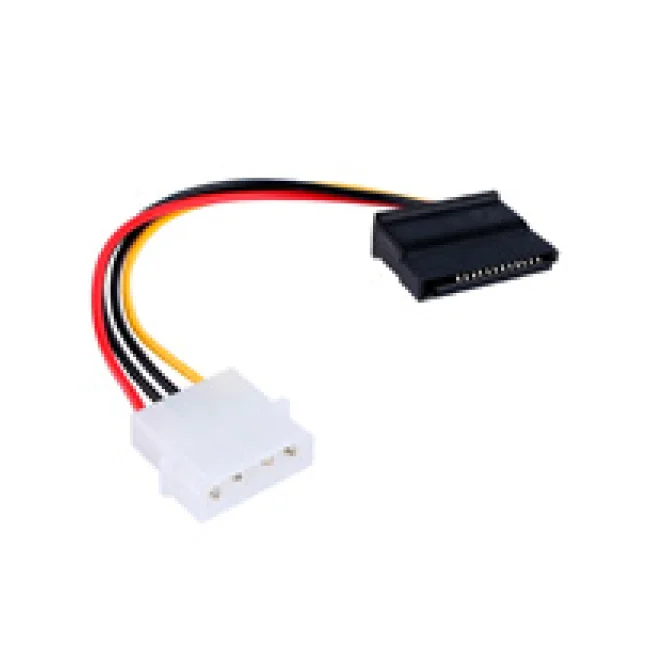 BRobotix 102242 cable SATA 0.15 m SATA 15 puntas Molex (4 puntas) Negro, Rojo, Amarillo image 3