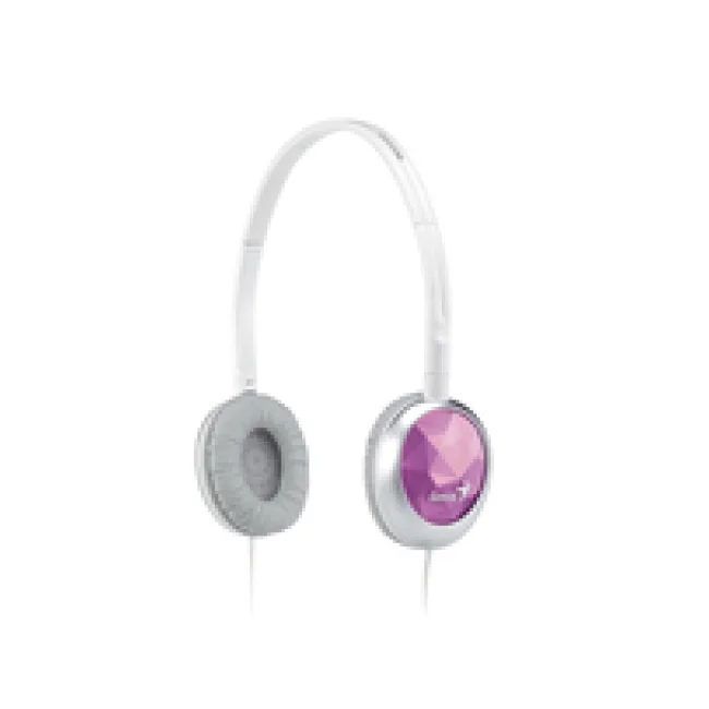 AUDIFONO DJ GENIUS GHP-400S BRILLO ROSA