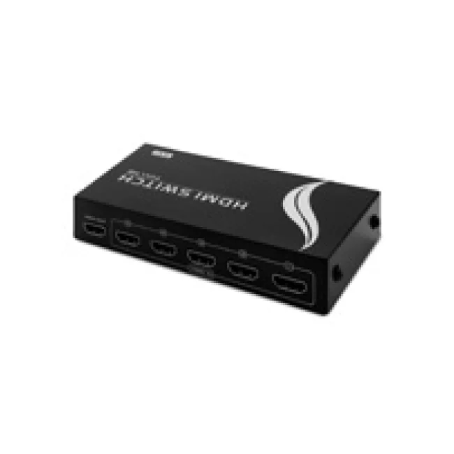 MULTIPLEXOR MANUAL HDMI, 5 DISPOSITIVOS A 1 TV, CON CONTROL REMOTO image 2