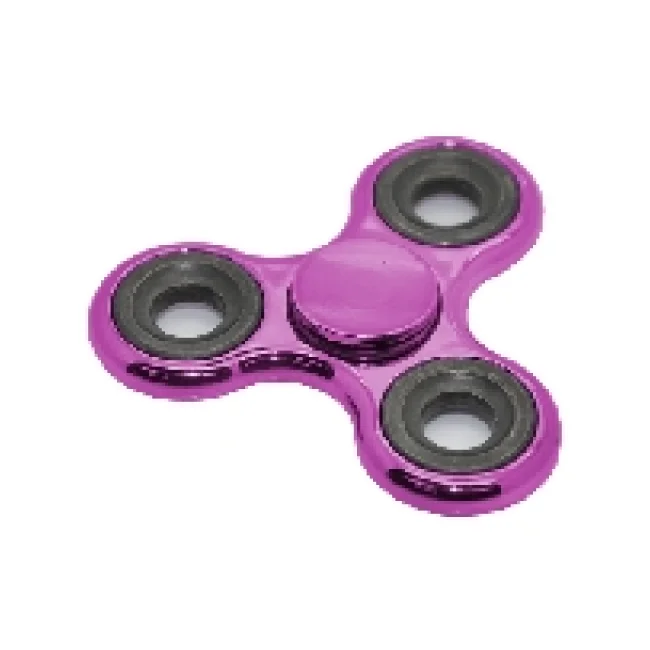 FIDGET SPINNER FINGER ANTIESTRES ROSA METALICO