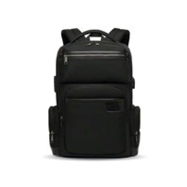 MALET&Iacute;N BACKPACK ANTIRROBO MONACO PARA LAPTOP DE 15" A 17", NEGRO