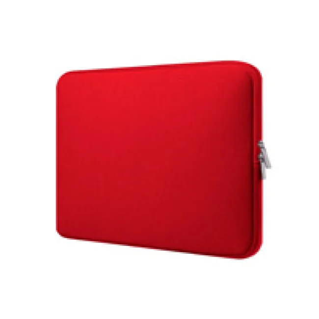 FUNDA DE NEOPRENO PARA LAPTOP 14.0", B&Aacute;SICA, ROJO