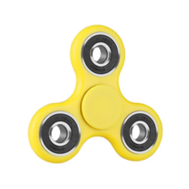 FIDGET SPINNER FINGER ANTIESTRES AMARILLO
