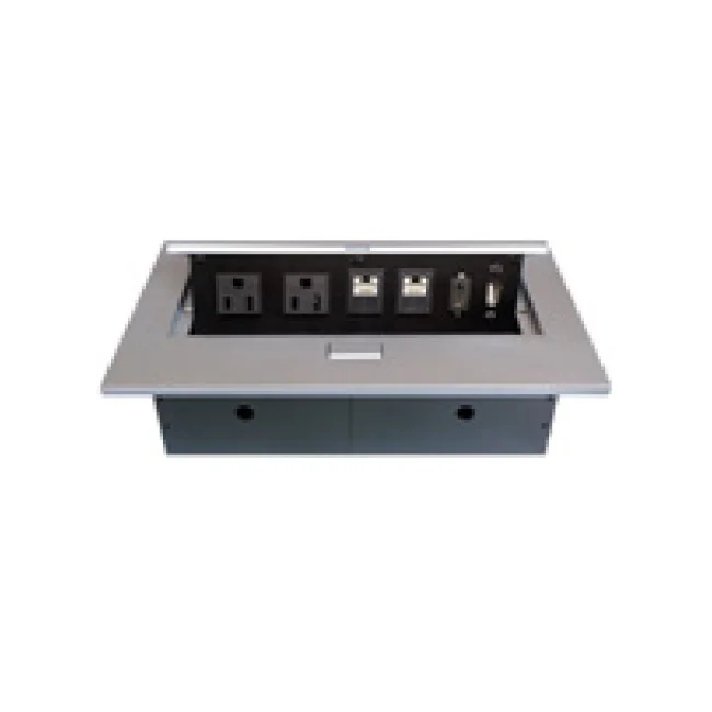 BRobotix 171224 caja de salida Negro, Plata