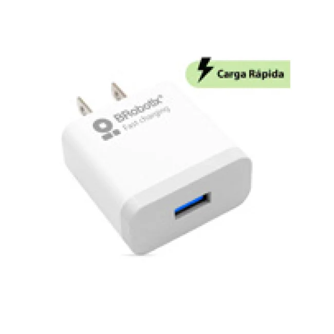 CARGADOR 18W CARGA R&Aacute;PIDA USB-A V3.0 BLANCO